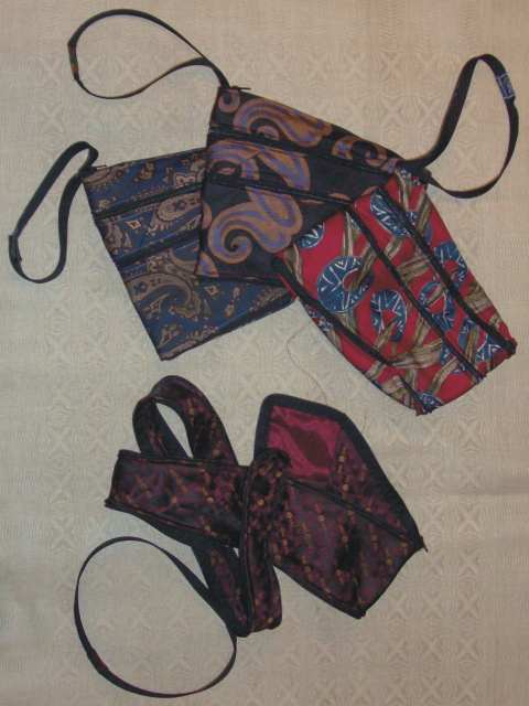 Meikkilaukku kravatista